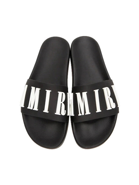 AMIRI POOL SLIDES BLACK AMIRI The Hype Company