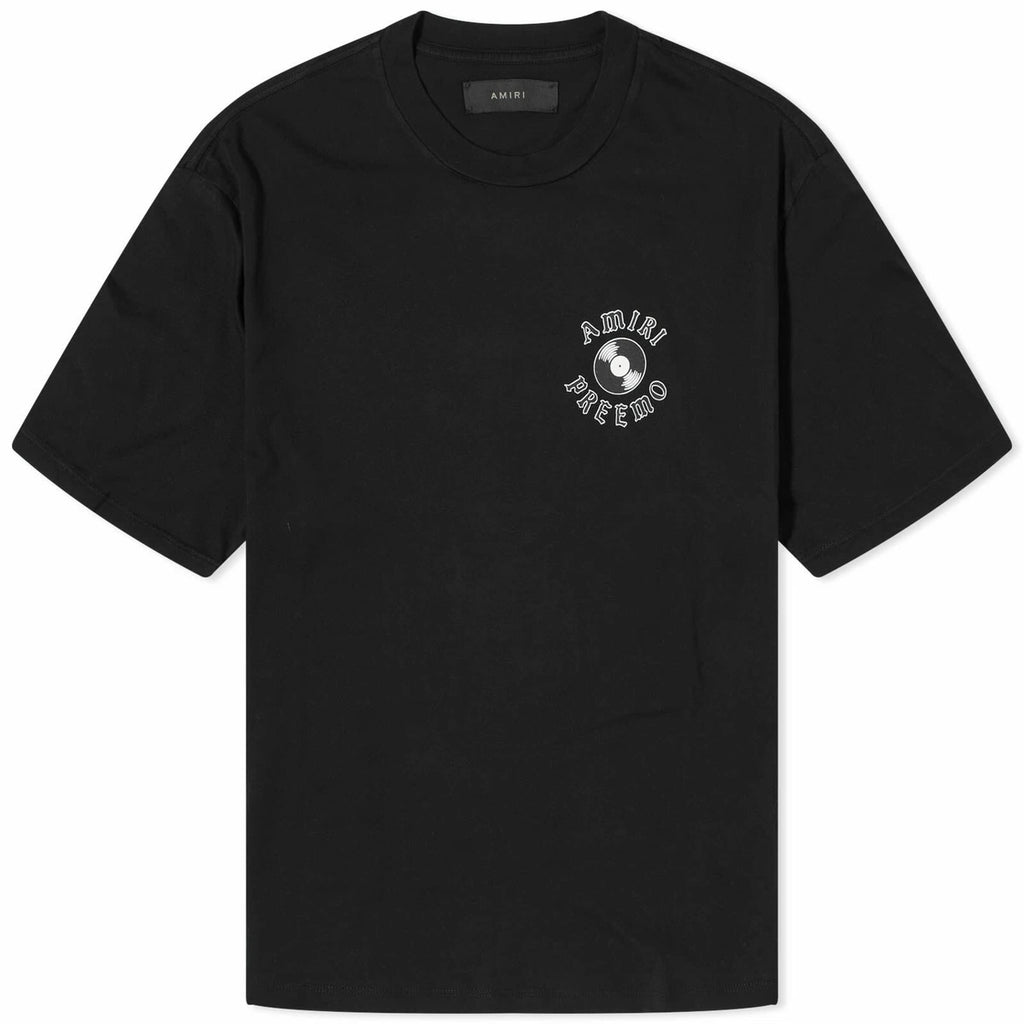 AMIRI PREEMO RECORDS TEE BLACK