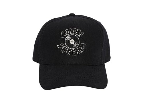 AMIRI PREEMO RECORDS TRUCKER HAT BLACK