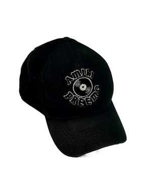 AMIRI PREEMO RECORDS TRUCKER HAT BLACK