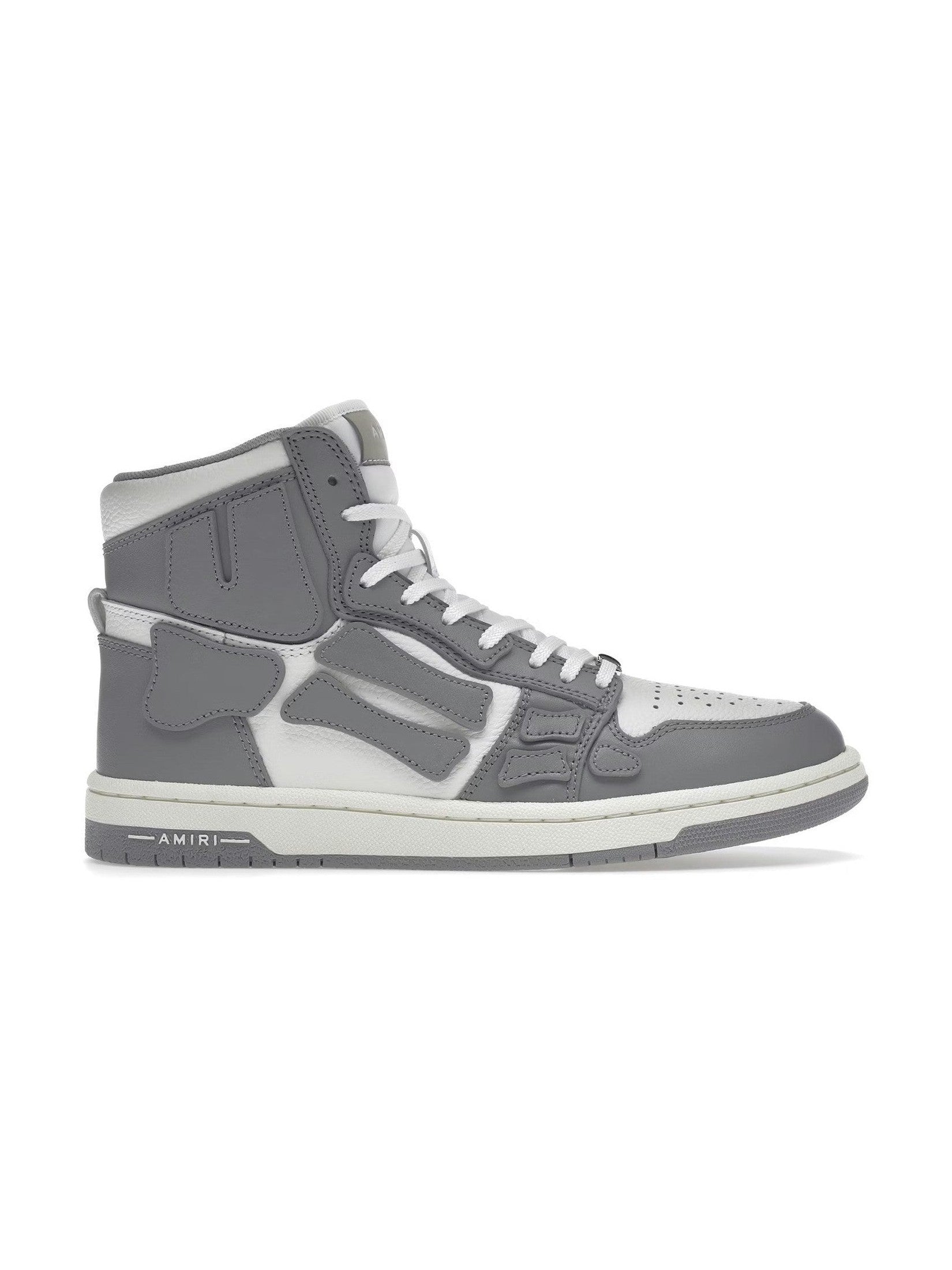 AMIRI SKEL HIGH GREY WHITE