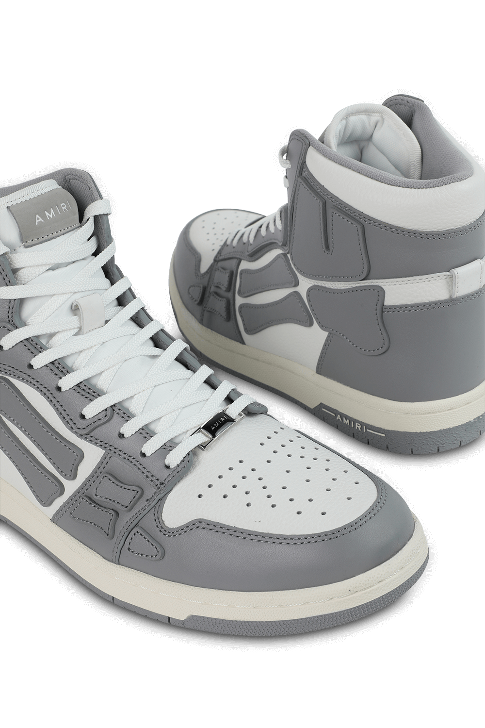 AMIRI SKEL HIGH GREY WHITE