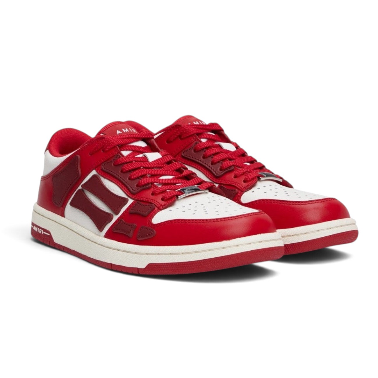 AMIRI SKEL TOP LOW RED WHITE BURGUNDY