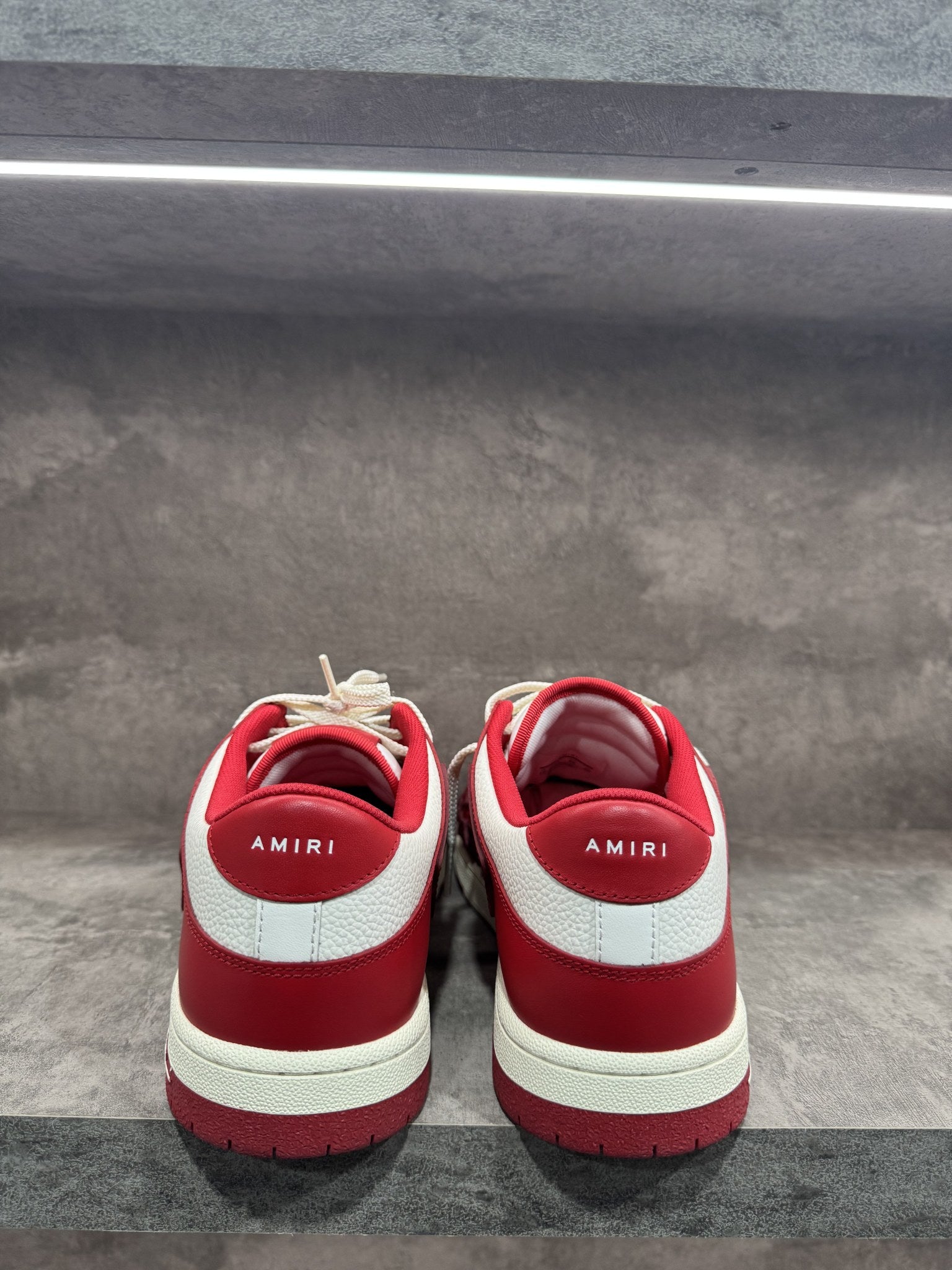 AMIRI SKEL TOP LOW RED WHITE BURGUNDY