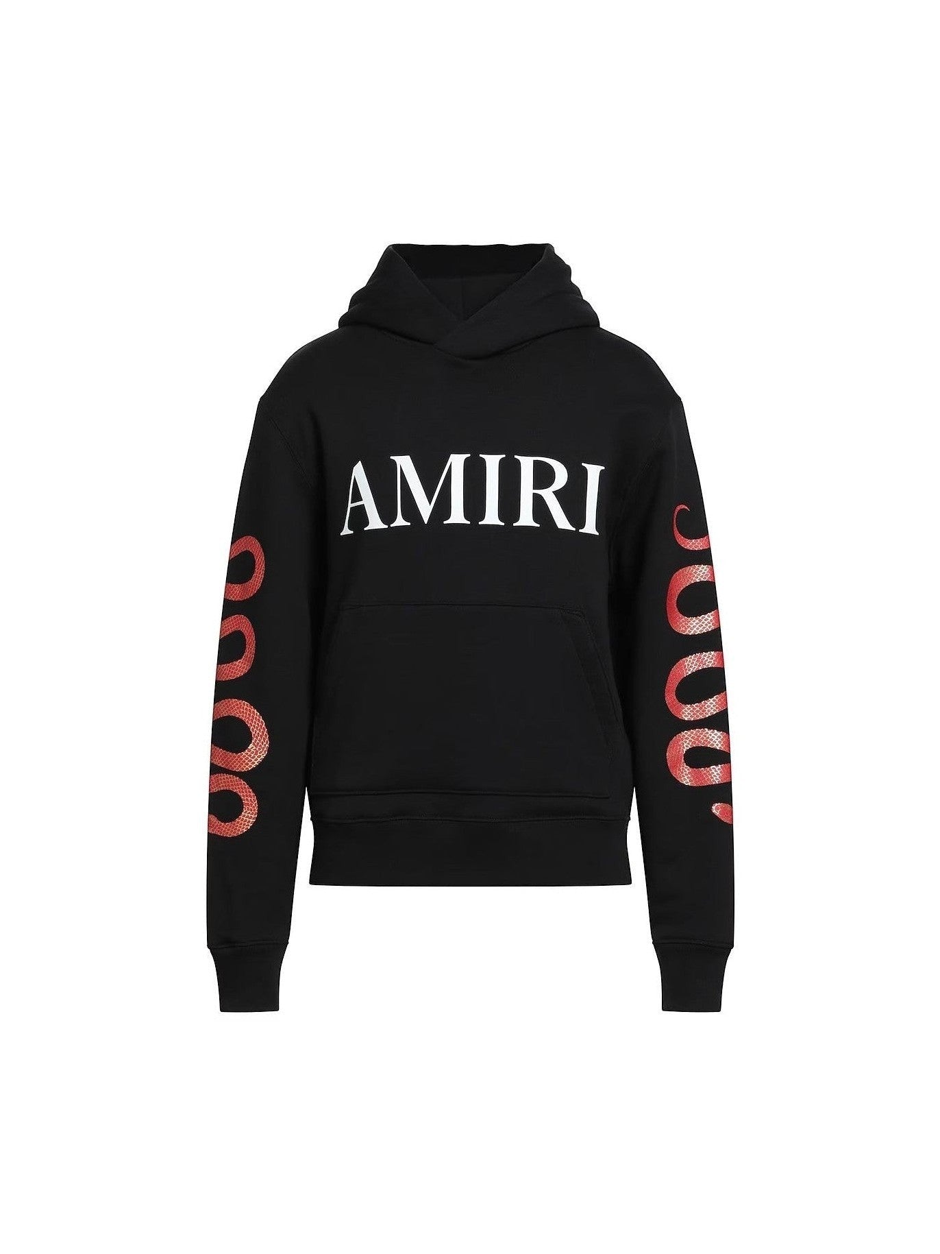 AMIRI SNAKE LOGO BLACK HOODIE