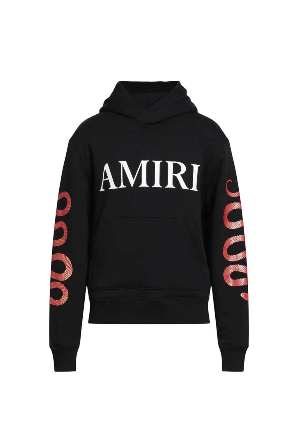 AMIRI SNAKE LOGO BLACK HOODIE