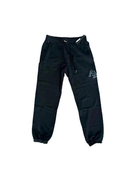 AMIRI STAGGERED BLACK ON BLACK SWEATPANTS AMIRI The Hype Company