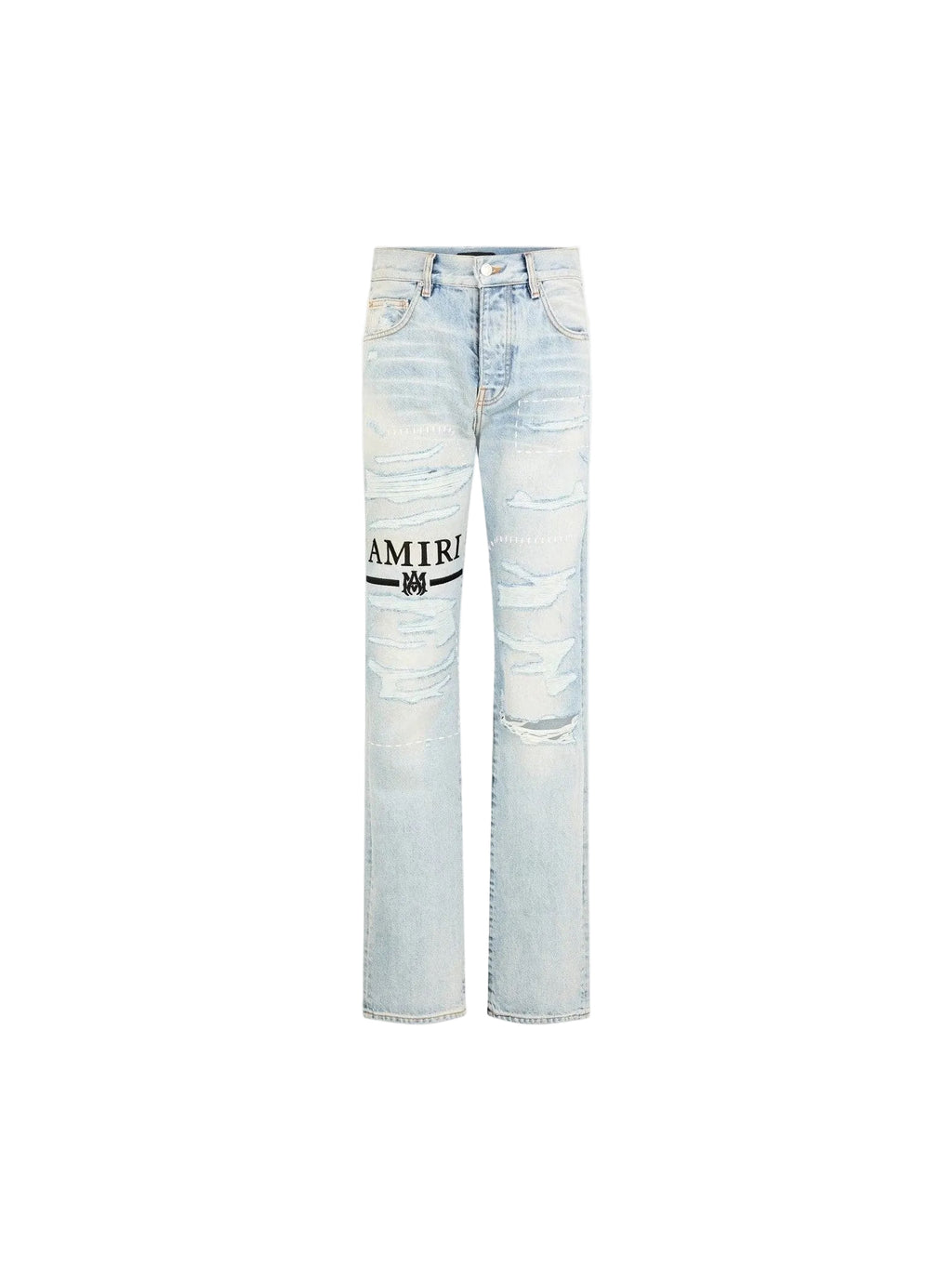 AMIRI STRAIGHT LEG MA LIGHT WASHED BLUE