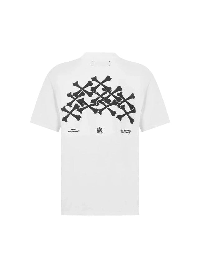 AMIRI WHITE AND BLACK LOS ANGELES BONES SHIRT AMIRI The Hype Company
