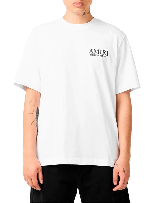 AMIRI WHITE AND BLACK LOS ANGELES BONES SHIRT AMIRI The Hype Company