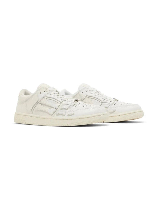 AMIRI WHITE SKELETON SNEAKERS TRIPLE WHITE AMIRI The Hype Company