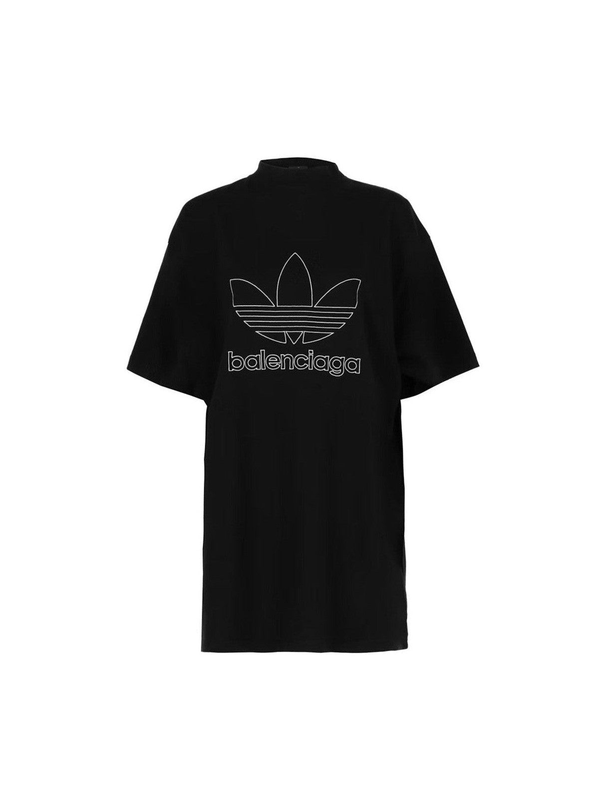 BALENCIAGA ADIDAS LOGO T-SHIRT BLACK BALENCIAGA The Hype Company