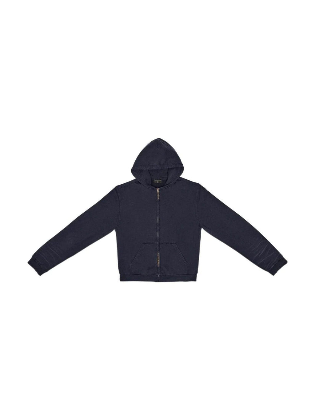 BALENCIAGA BAL TAB MOLLETON ZIP UP BLACK