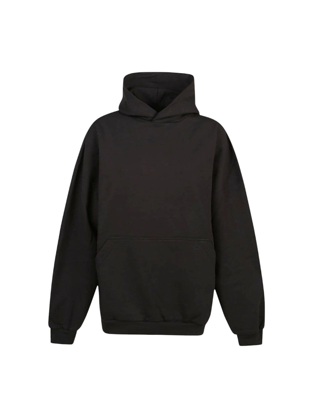 BALENCIAGA BB RHINESTONES BACK BLACK HOODIE