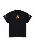 BALENCIAGA BLACK FLAME UNITY T-SHIRT BLACK
