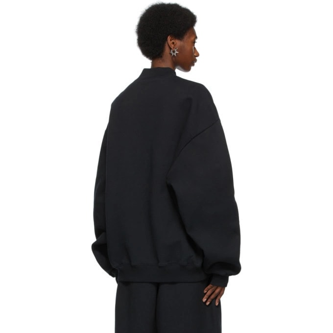 BALENCIAGA BLACK LIONS LAUREL CREWNECK