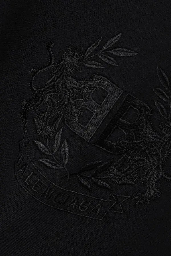 BALENCIAGA BLACK LIONS LAUREL CREWNECK