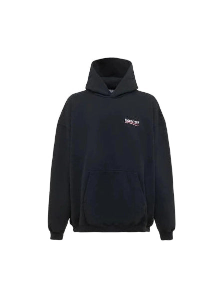 BALENCIAGA BLUE CAMPAIGN LOGO HOODIE BALENCIAGA The Hype Company