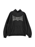 BALENCIAGA BOXING LARGE FIT HOODIE WASHED BLACK