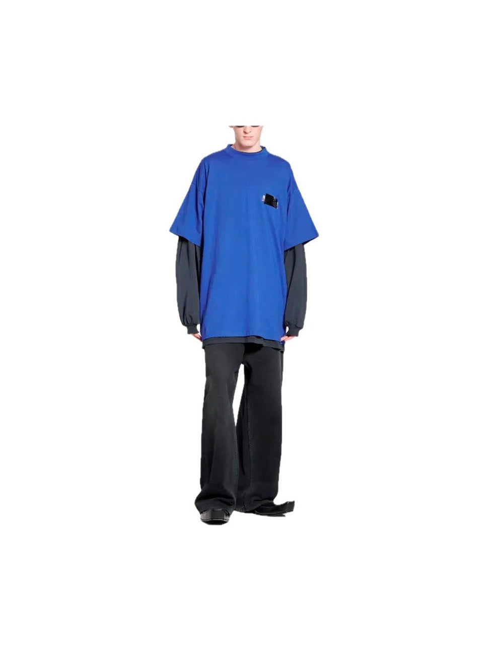 BALENCIAGA CAMPAING POLITICAL TAPE BLUE BALENCIAGA The Hype Company
