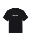 BALENCIAGA COPYRIGHT LARGE FIT T-SHIRT BLACK