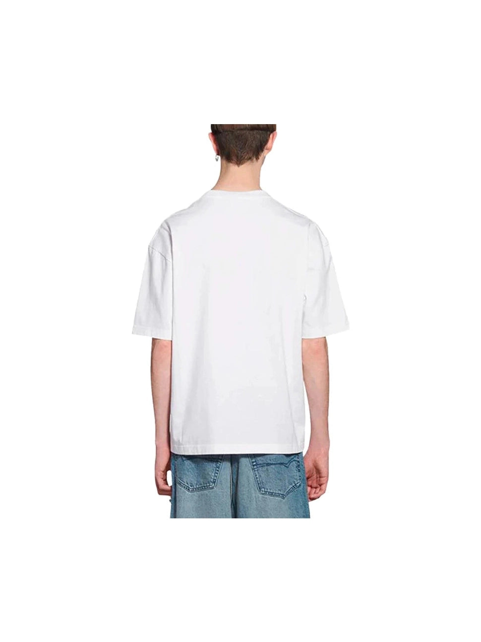 BALENCIAGA CREST LOGO WHITE TEE BALENCIAGA The Hype Company