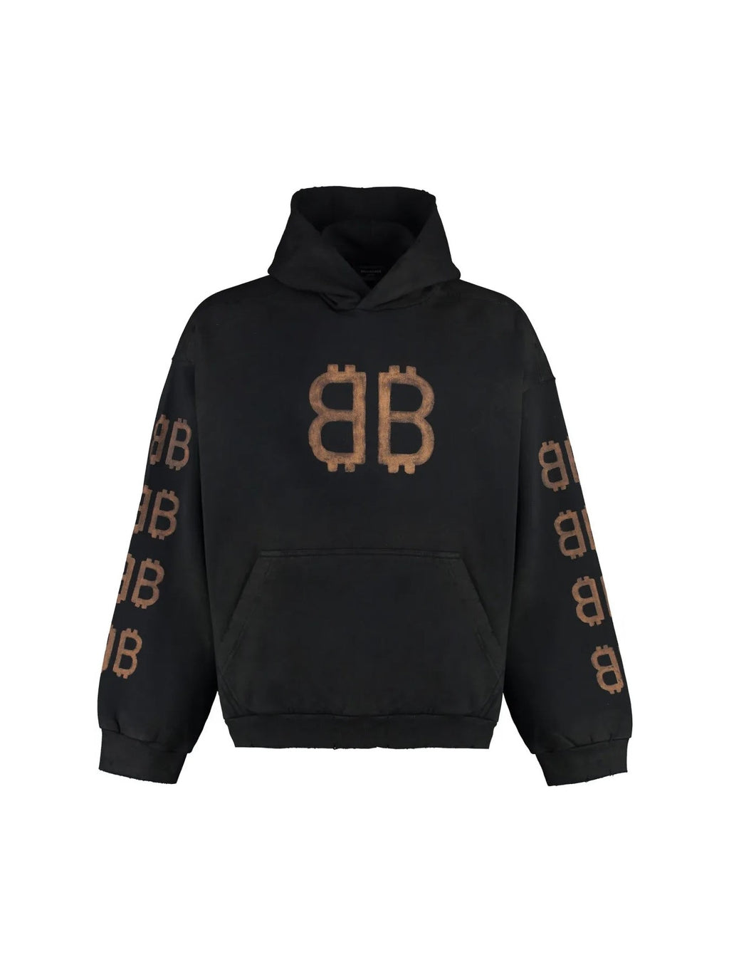 BALENCIAGA CRYPTO HOODIE BLACK