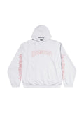 BALENCIAGA DIY METAL HOODIE WHITE RED