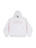 BALENCIAGA DIY METAL HOODIE WHITE RED