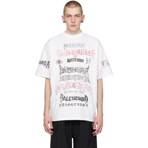 BALENCIAGA DIY METAL WHITE TEE BALENCIAGA The Hype Company