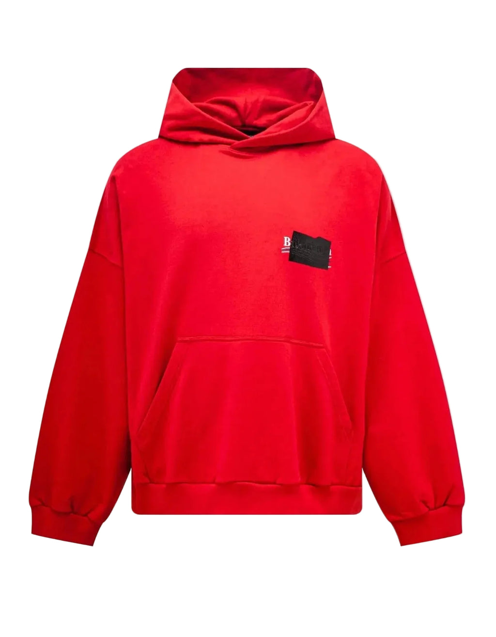 BALENCIAGA GAFFER CAMPAIGN RED HOODIE