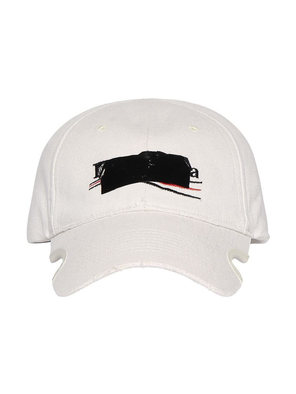 BALENCIAGA GAFFER COTTON WHITE HAT