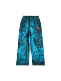 BALENCIAGA GRAFFITI SWEATPANTS BLUE