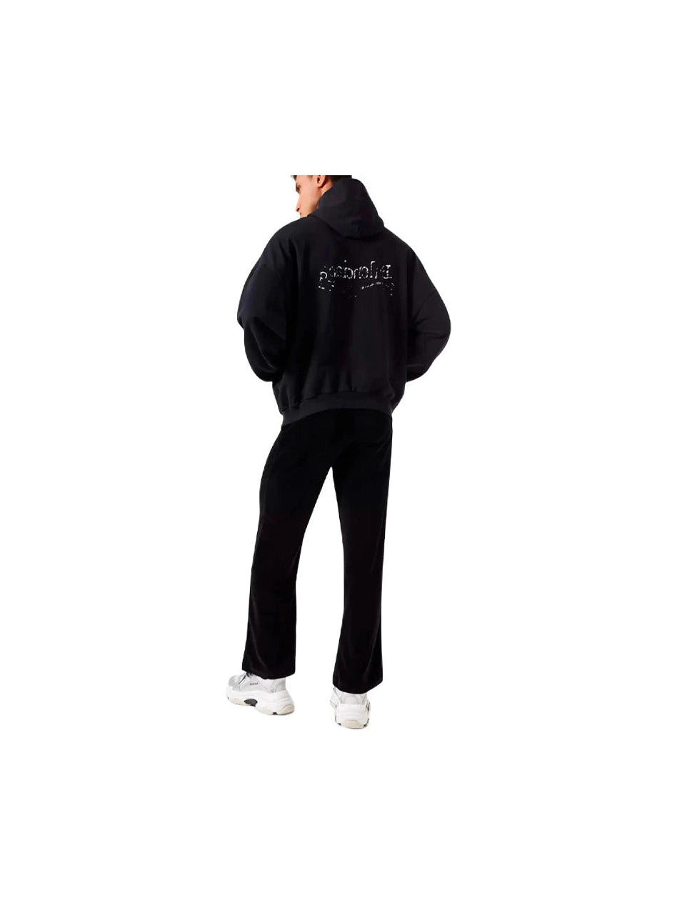 BALENCIAGA HOODIE DRAWN CAMPAIGN BLACK BALENCIAGA The Hype Company