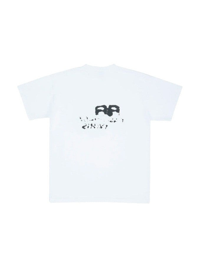 BALENCIAGA INK BB LOGO T SHIRT WHITE BALENCIAGA The Hype Company