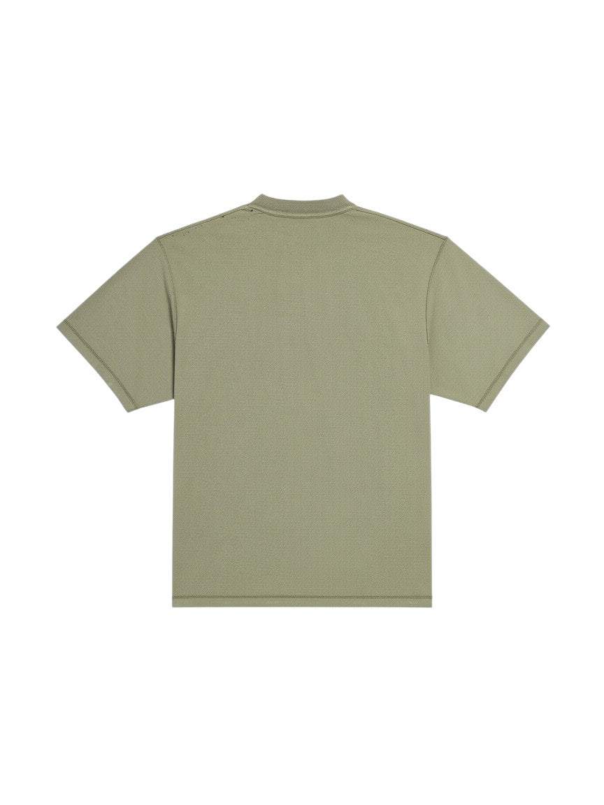 BALENCIAGA INSIDE OUT MILITARY GREEN T-SHIRT