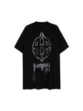 BALENCIAGA METAL BB T-SHIRT BLACK