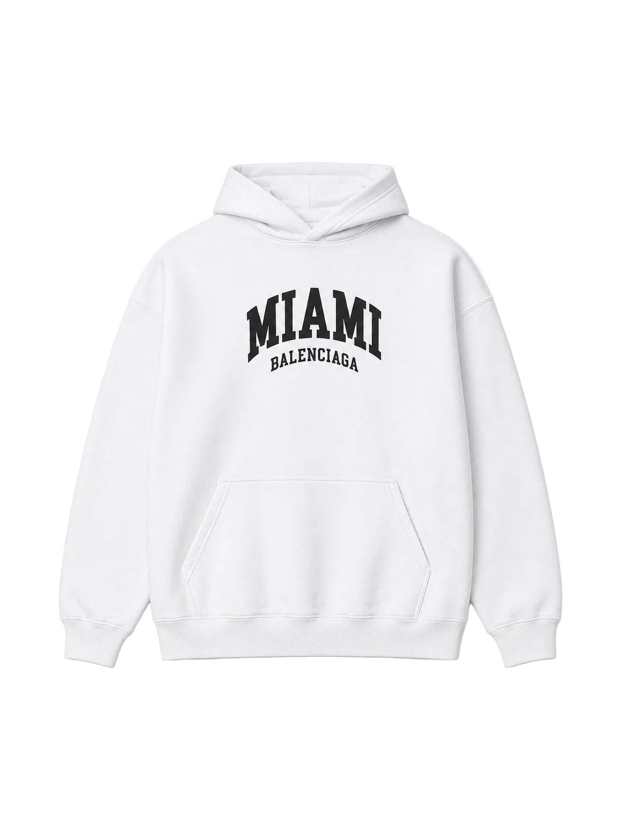 BALENCIAGA MIAMI WHITE HOODIE