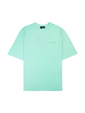 BALENCIAGA MINT LOGO EMBROIDERED T-SHIRT