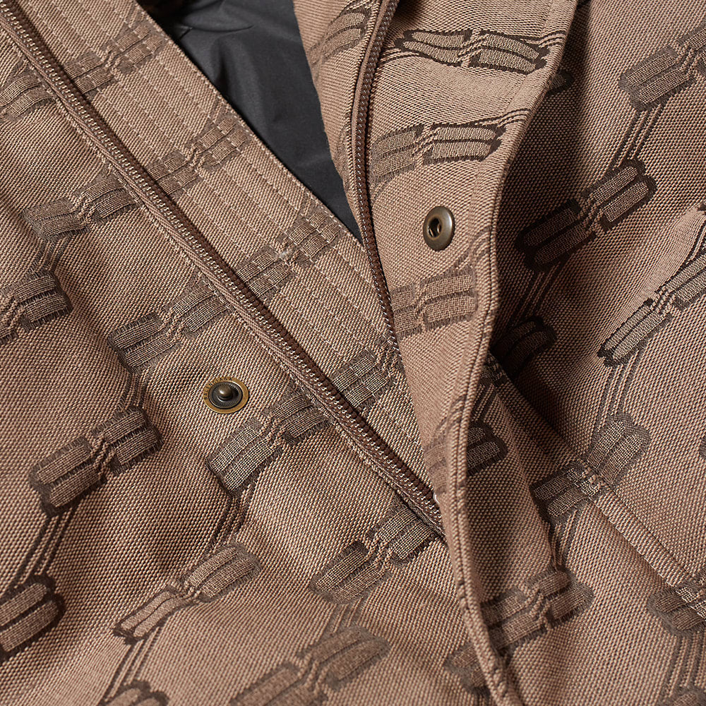 BALENCIAGA MONOGRAM BB PUFFER JACKET BEIGE