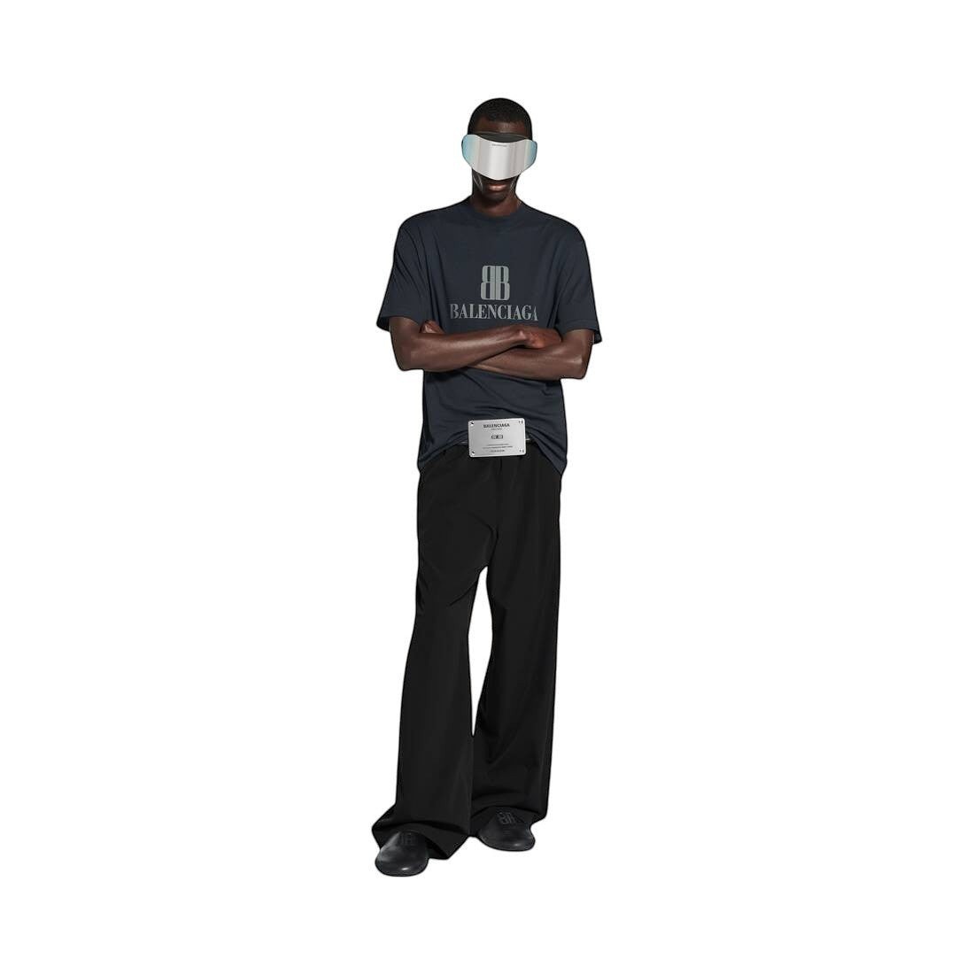 BALENCIAGA NANO BB T-SHIRT BLACK