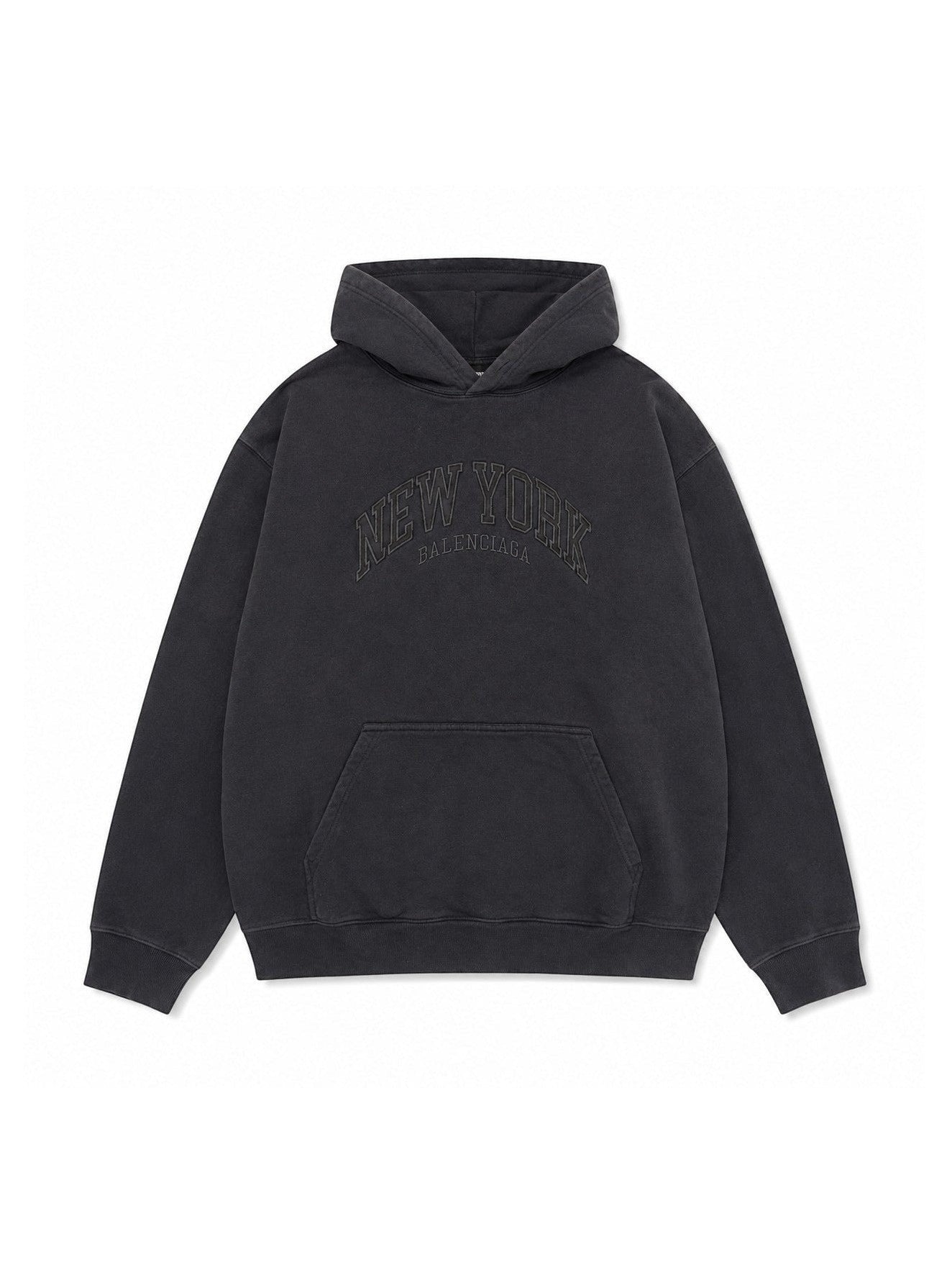 BALENCIAGA NEW YORK BLACK HOODIE