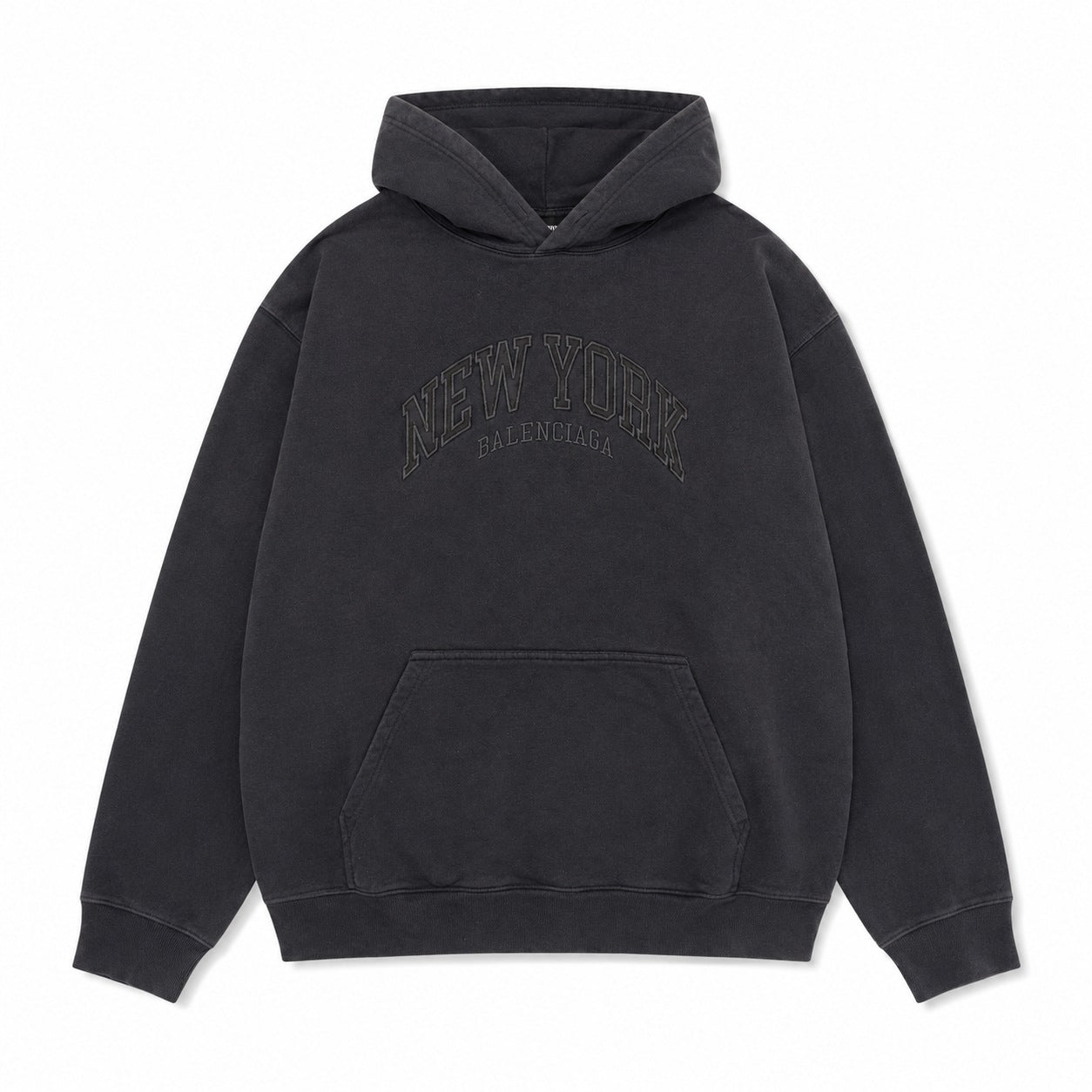 BALENCIAGA NEW YORK BLACK HOODIE