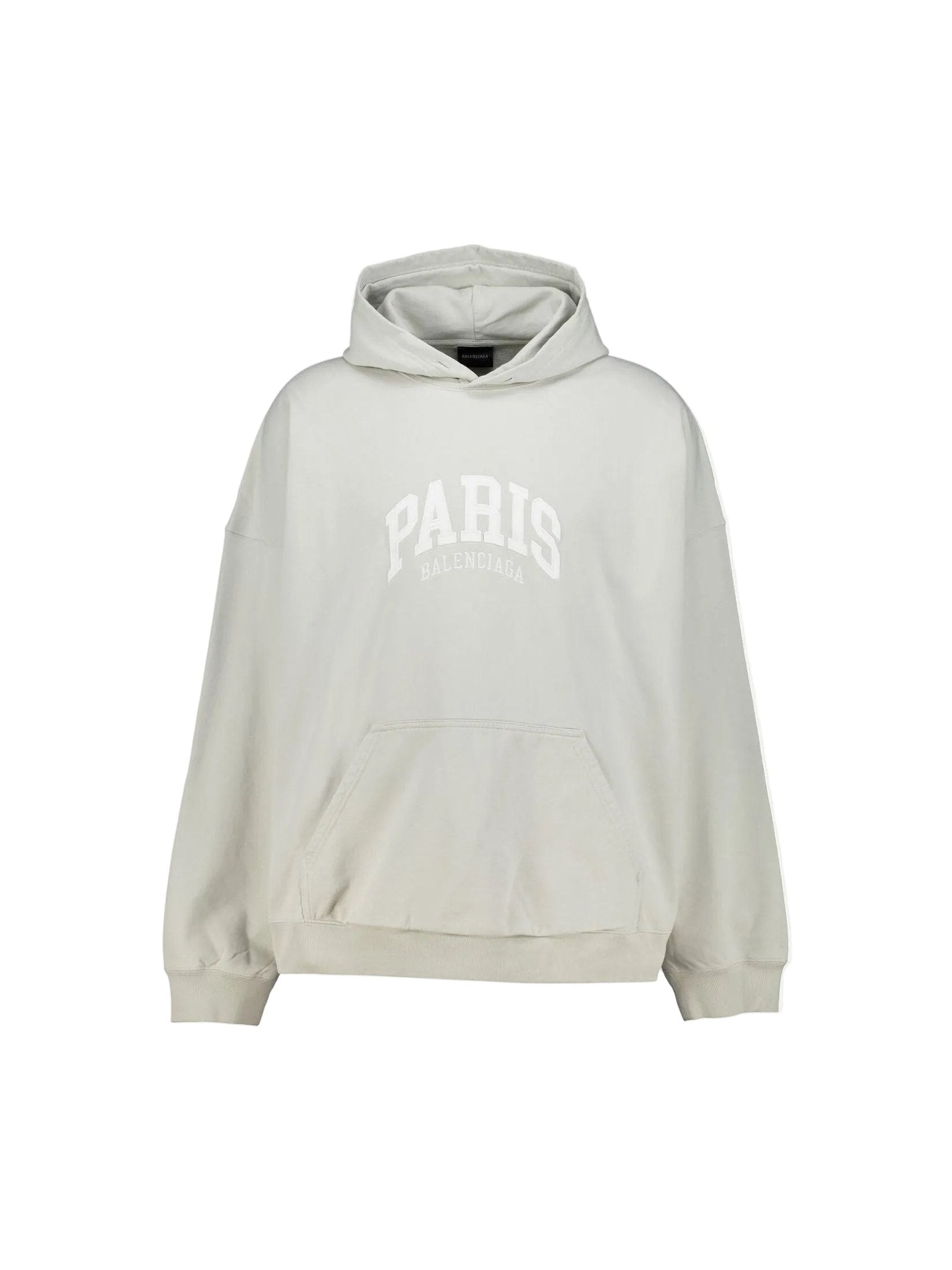 BALENCIAGA PARIS MOON OVERSIZED HOODIE BEIGE