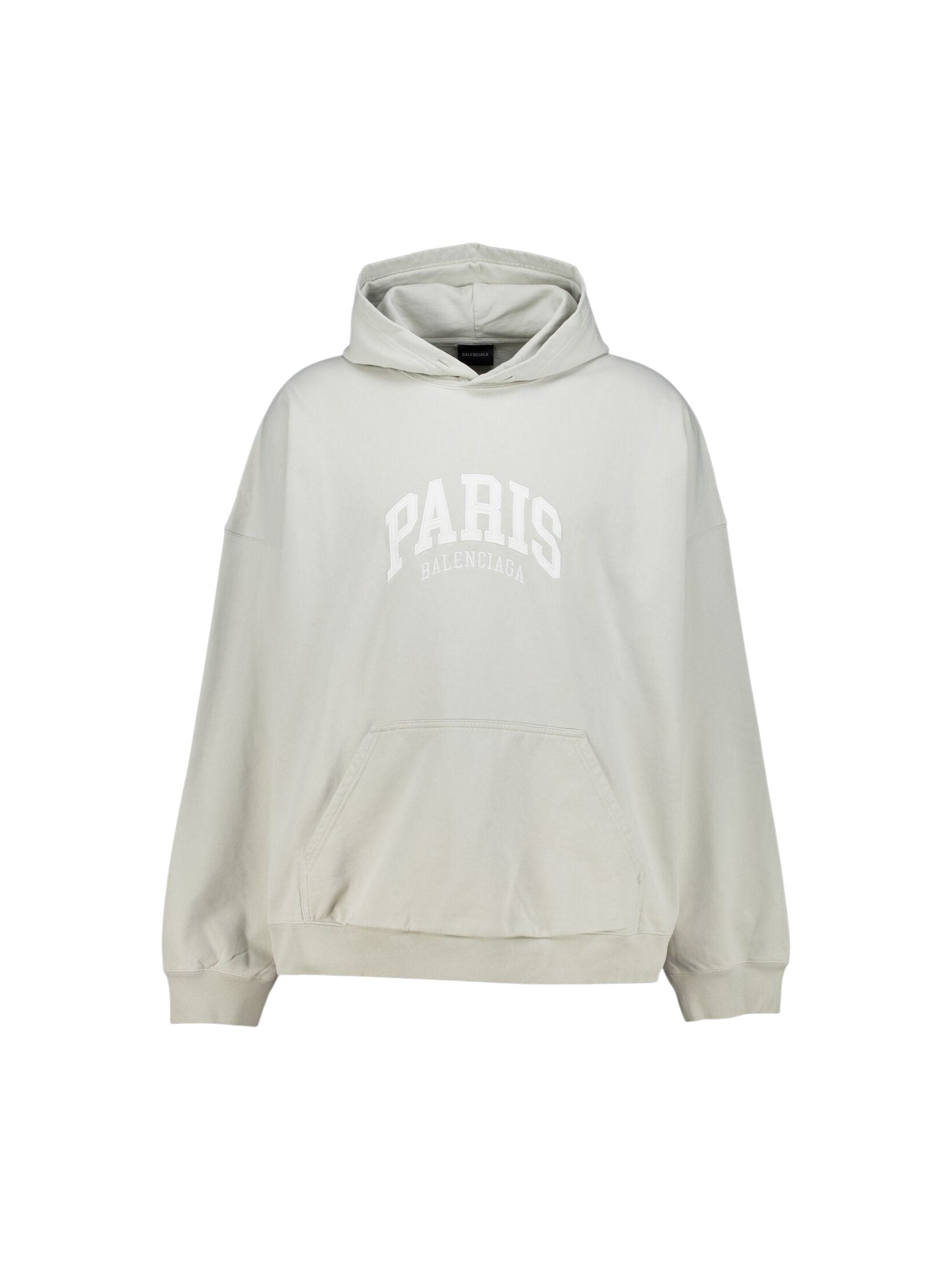 BALENCIAGA PARIS MOON OVERSIZED HOODIE BEIGE