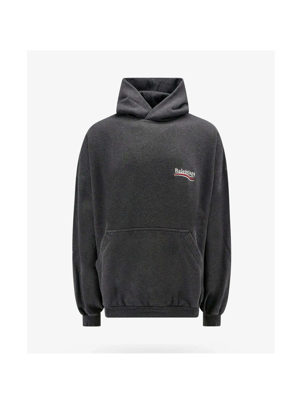 BALENCIAGA POLITICAL CAMPAIGN GREY HOODIE