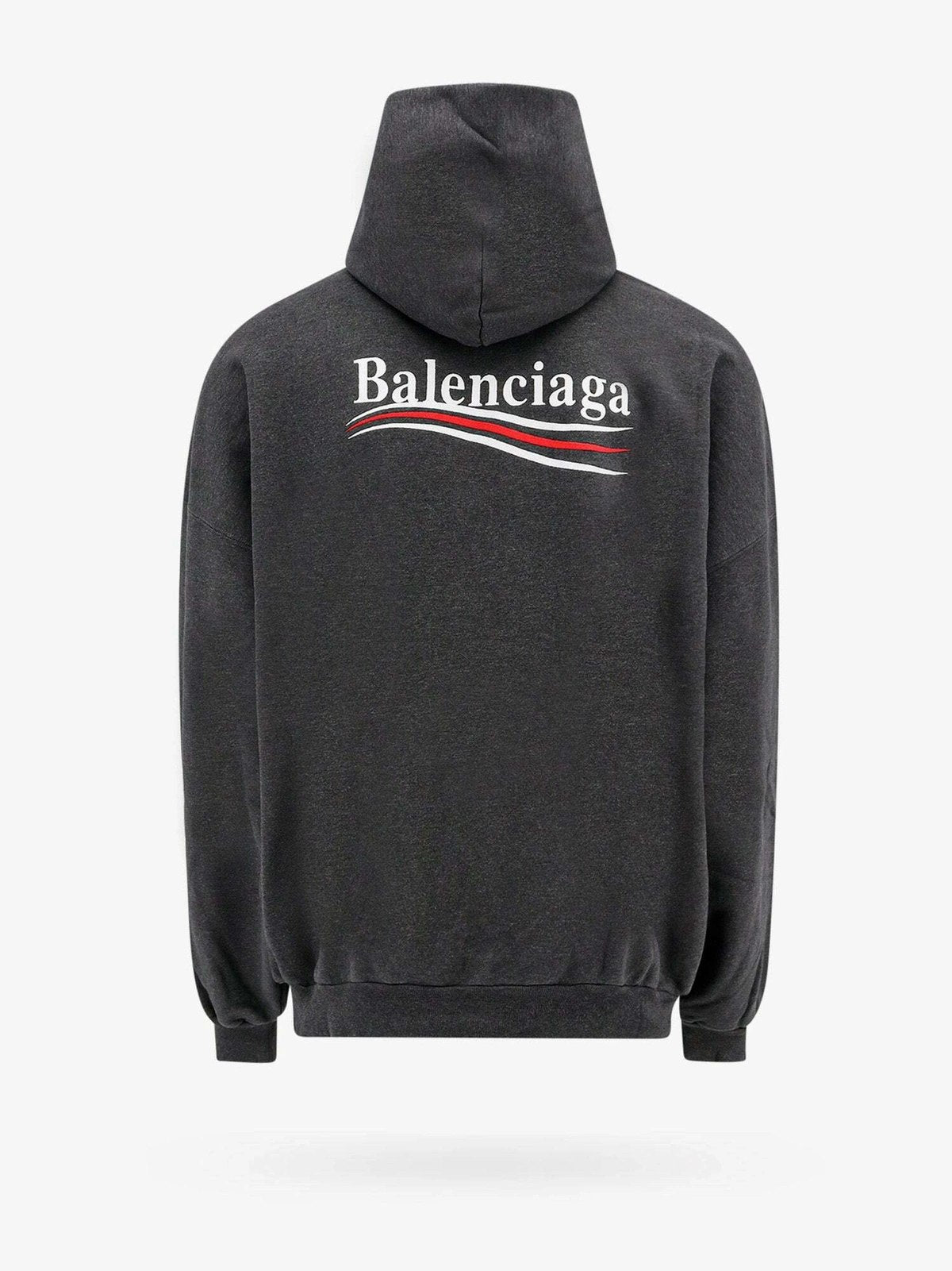 BALENCIAGA POLITICAL CAMPAIGN GREY HOODIE