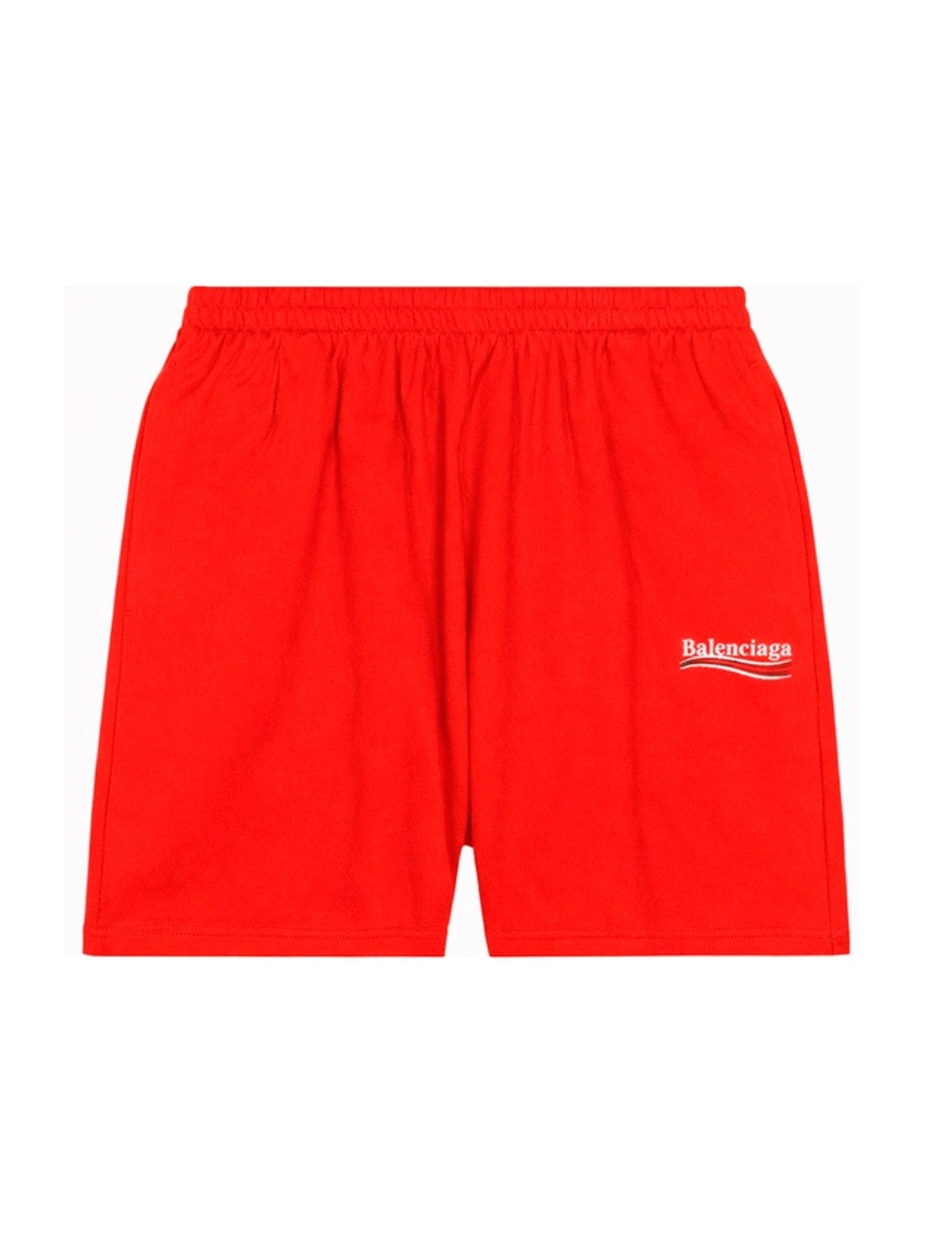 BALENCIAGA POLITICAL RED SWEATSHORT