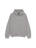 BALENCIAGA REFLECTIVE LOGO GREY HOODIE BALENCIAGA The Hype Company