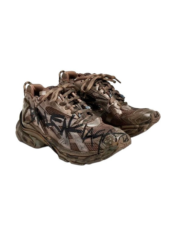 BALENCIAGA RUNNER GRAFFITY BROWN BALENCIAGA The Hype Company